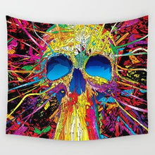 Load image into Gallery viewer, Comwarm hippie skull tapestry - Cijbee