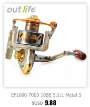 Load image into Gallery viewer, 5.2:1 Metal Spinning Fishing Reels Fly Wheel - Cijbee