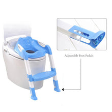 Load image into Gallery viewer, Baby Toilet Trainer Safety Seat Chair Step with Adjustable Ladder - Cijbee