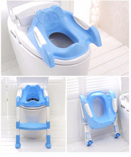 Load image into Gallery viewer, Baby Toilet Trainer Safety Seat Chair Step with Adjustable Ladder - Cijbee