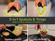 Load image into Gallery viewer, 2-in-1 spatula tongs - Cijbee